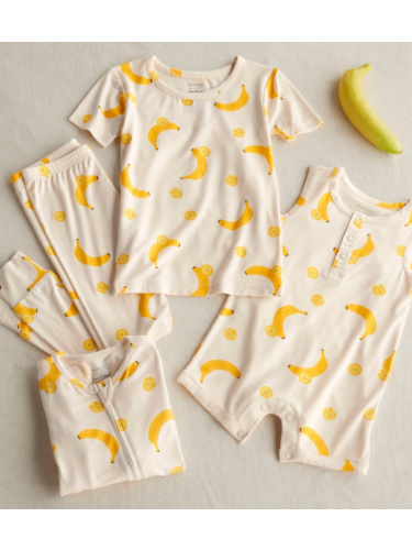 אוברול קצר ויסקו אלסטן בננות