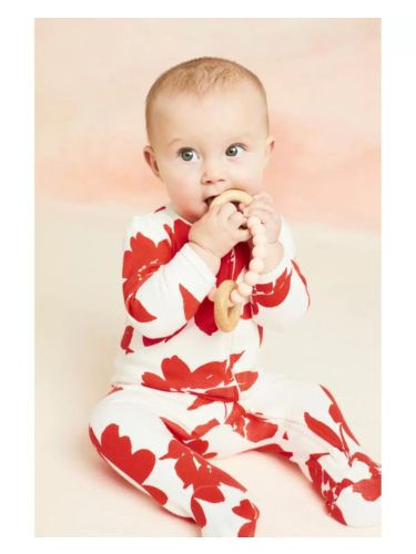 אוברול ארוך פרחים גדולים