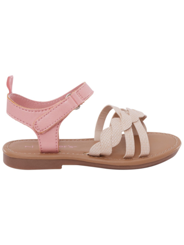 סנדל ורוד רצועות