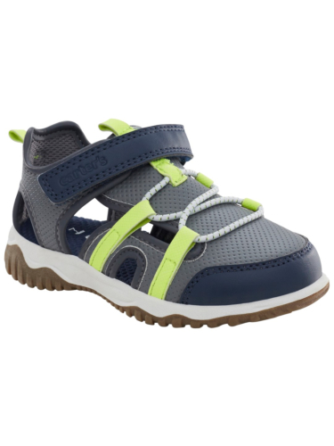 סנדל חצי סגור אפור