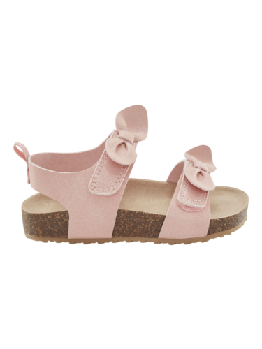 סנדל רצועות ורוד פפיונים