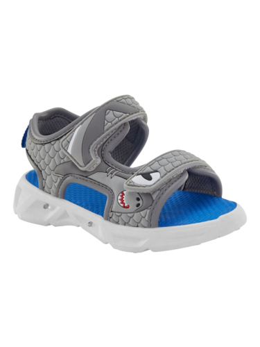 סנדלי אורות אפור דמות