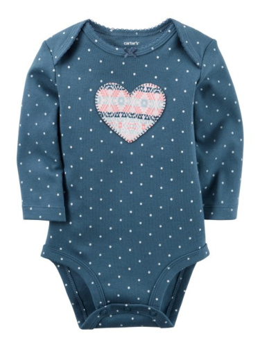 בגד גוף אפליקציה לב