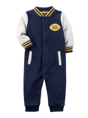 אוברול פליז קולג ללא רגלית נייבי