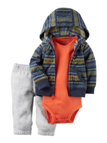 חליפת פליז 3 חלקים דפוס נורדי