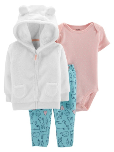 חליפת קרדיגן 3 חלקים חיות קטנות