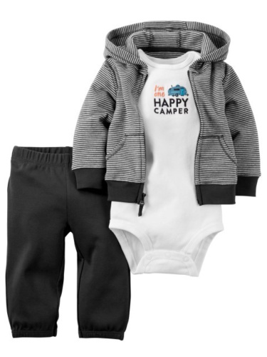 חליפת אינטרלוק 3 חלקים פסים