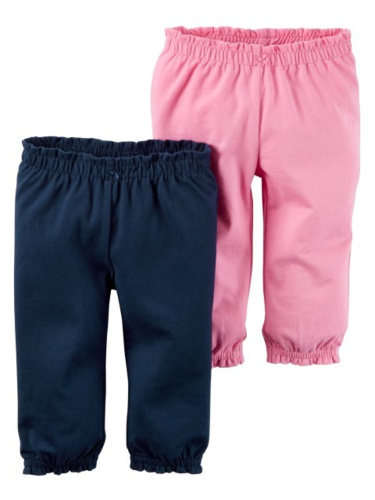 זוג מכנסיים בנים ורוד/נייבי