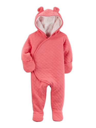 אוברול שרפה קווילט ורוד