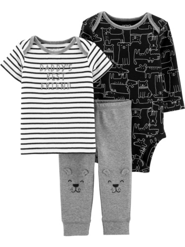 סט 3 חלקים כלבלבים