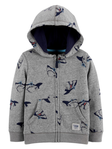 קרדיגן מודפס כרישים