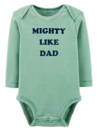 בגד גוף פסים ירוק