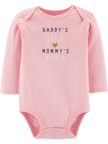 בגד גוף כיתוב וורוד