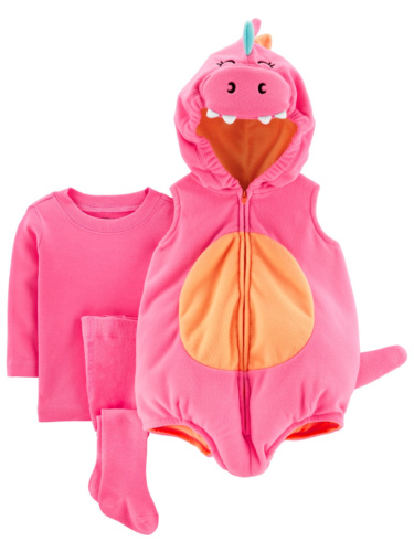 תחפושת דינוזאור ורוד