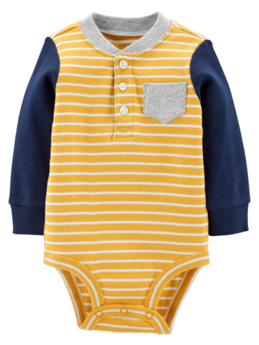 בגד גוף האנלי וכיס צהוב