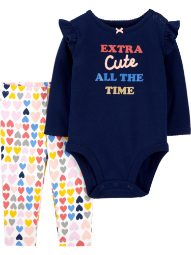 חליפת 2 חלקים לבבות