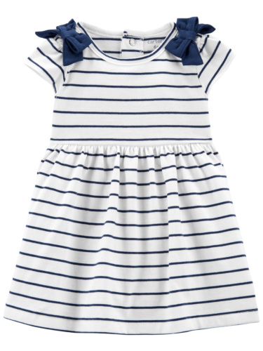 שמלת פסים פפיונים