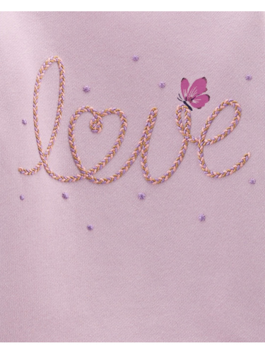 חליפת 2 חלקים LOVE סגולה