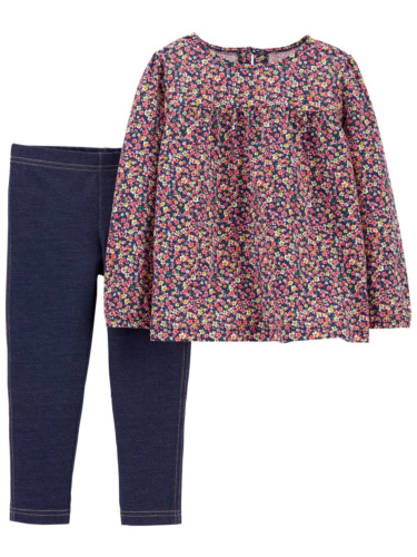 חליפת 2 חלקים פרחונית