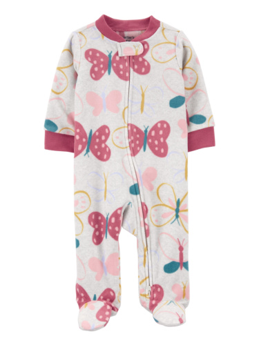 אוברול פליז פרפרים