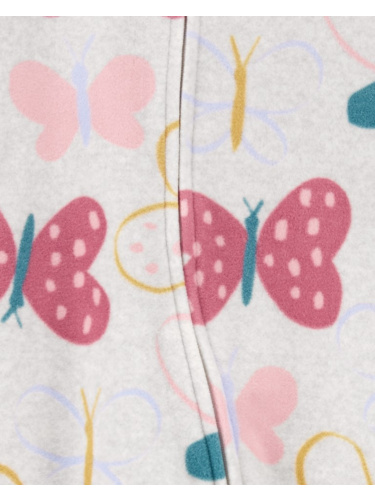 אוברול פליז פרפרים