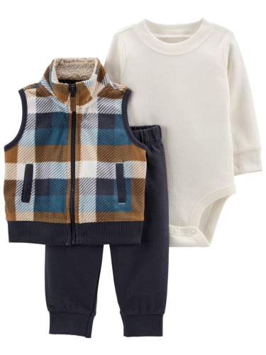 חליפת ווסט 3 חלקים משובצת