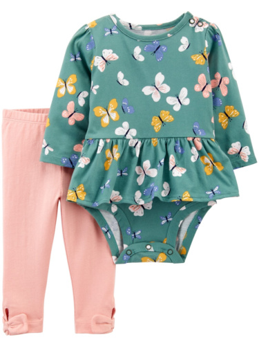 חליפת 2 חלקים פרפרים