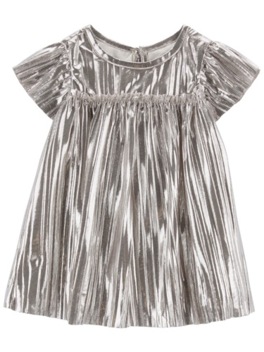 שמלת פליסה זהב