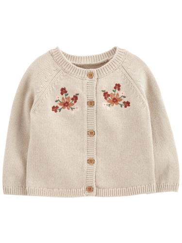 קרדיגן סריג פרחים