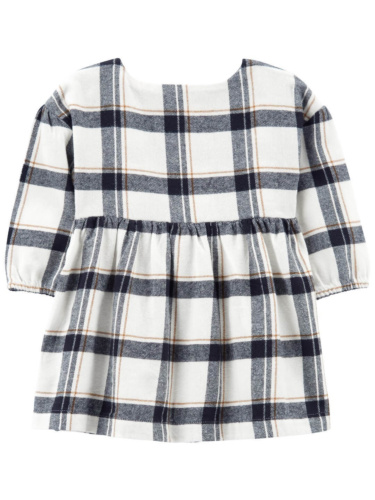 סט שמלת משבצות וגרביון