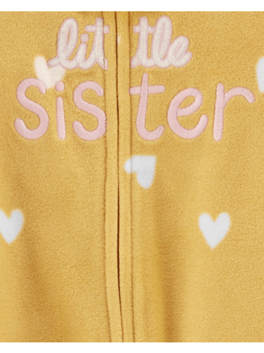 אוברול פליז לבבות SISTER