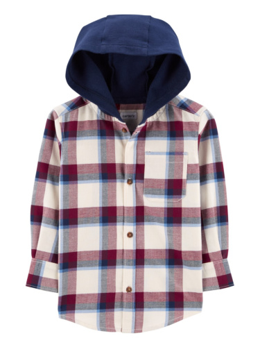 חולצת אריג קפוצון משובצת