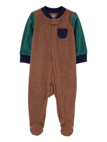 אוברול פליז קולור בלוק