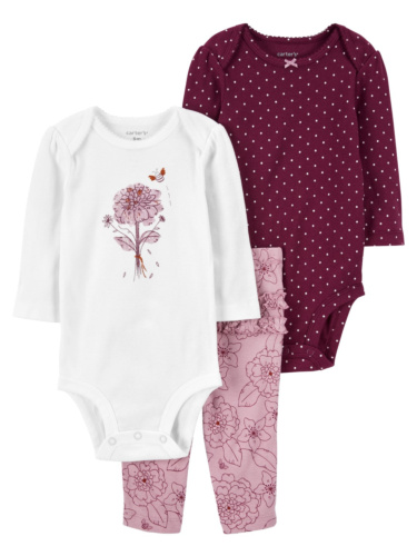 זוג בגדי גוף ומכנס פרחוני