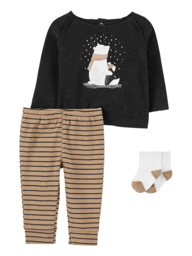 סט 3 חלקים דובון