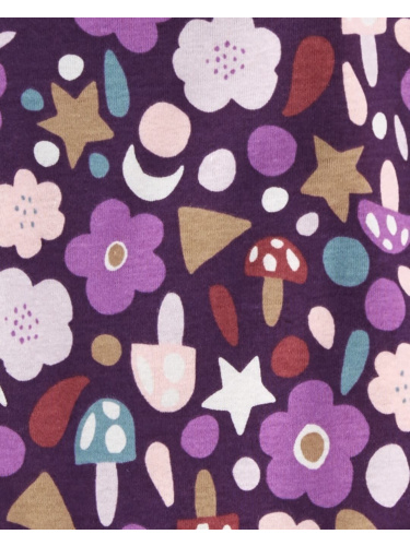 רביעיית בגדי גוף פרח רטרו