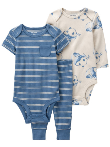 זוג בגדי גוף ומכנס פנדות