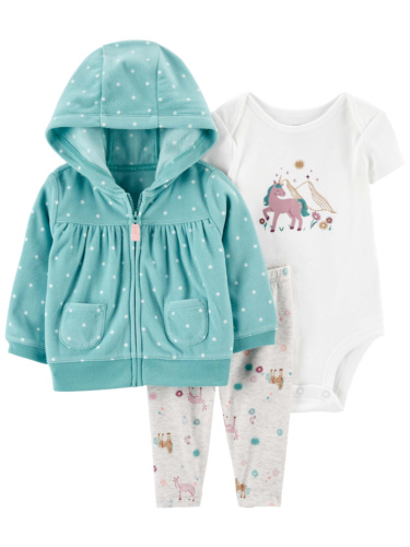 חליפת פליז 3 חלקים נקודות חד קרן