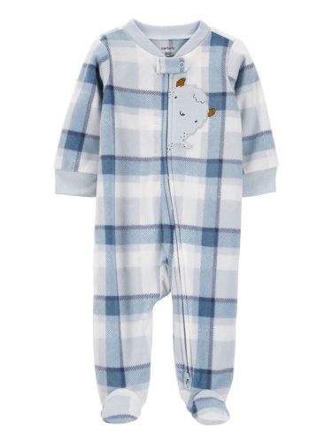 אוברול פליז משובץ מפלצת