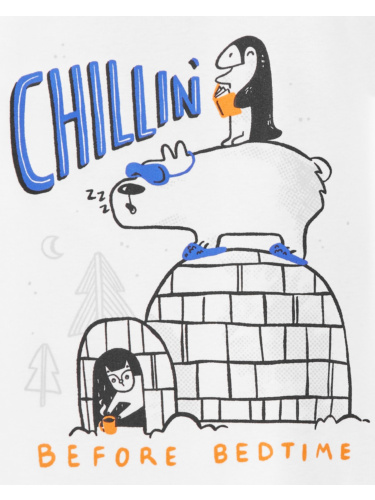 זוג פיג'מות ארוכות פינגווינים