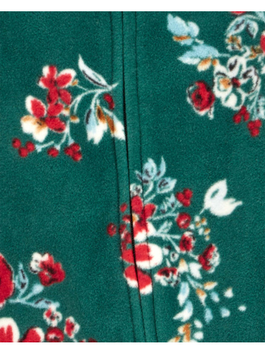 אוברול פליז פרחים