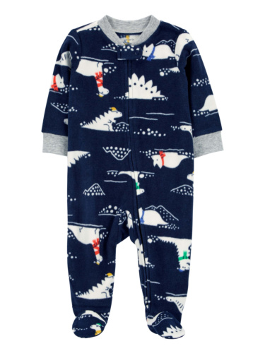 אוברול פליז דינוזאורים