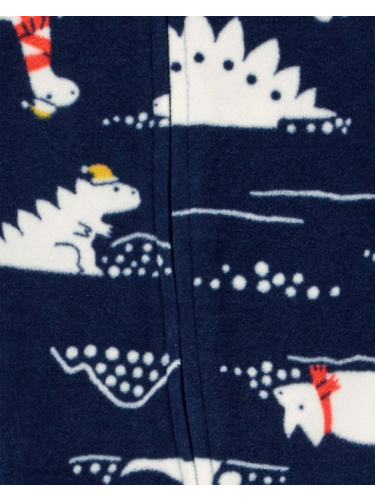 אוברול פליז דינוזאורים