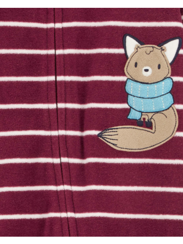 אוברול פליז פסים שועל