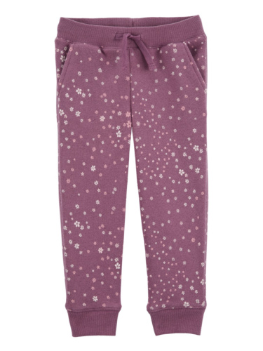 מכנס פרחוני סגול