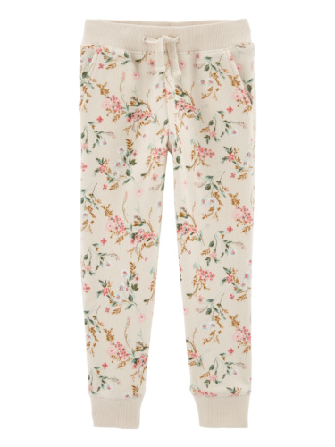 מכנס פרחוני שמנת