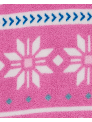 אוברול פליז נורדי ורוד