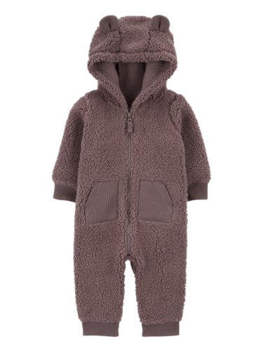 אוברול שרפה דובון חום