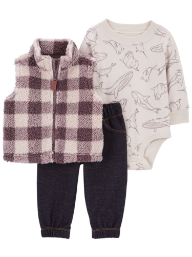 מארז ווסט 3 חלקים שרפה משבצות