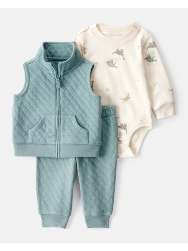 חליפת 3 חלקים ווסט קווילט דינוזאורים